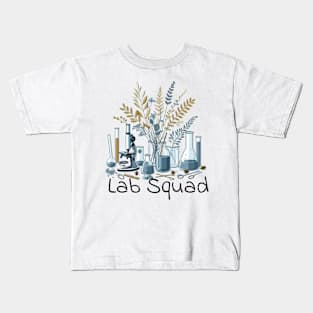 Lab Squad design Kids T-Shirt